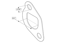 Load image into Gallery viewer, Original Honda GX120, GX140, GX200 Muffler Gasket OEM# 18381-Z0T-801 (140556)