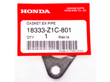 Load image into Gallery viewer, Original Honda GX690, GX630, GX660 Muffler Gasket OEM# 18333-Z1C-801 (140555)
