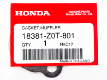 Load image into Gallery viewer, Original Honda GX120, GX140, GX200 Muffler Gasket OEM# 18381-Z0T-801 (140556)
